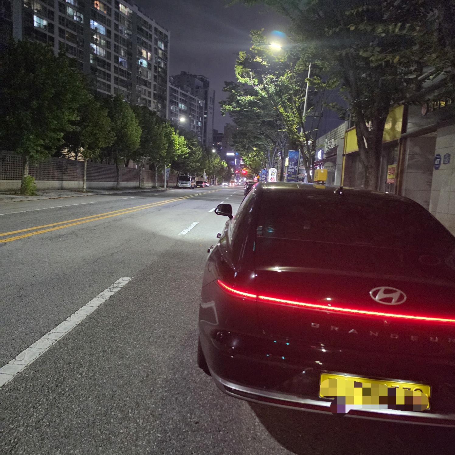 서울 성북구에서 전국으로 운행하는 장거리택시 차량