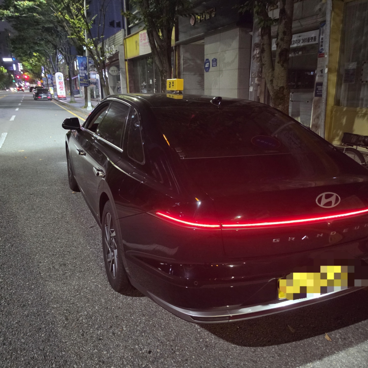 서울 금천구에서 전국으로 운행하는 장거리택시 차량