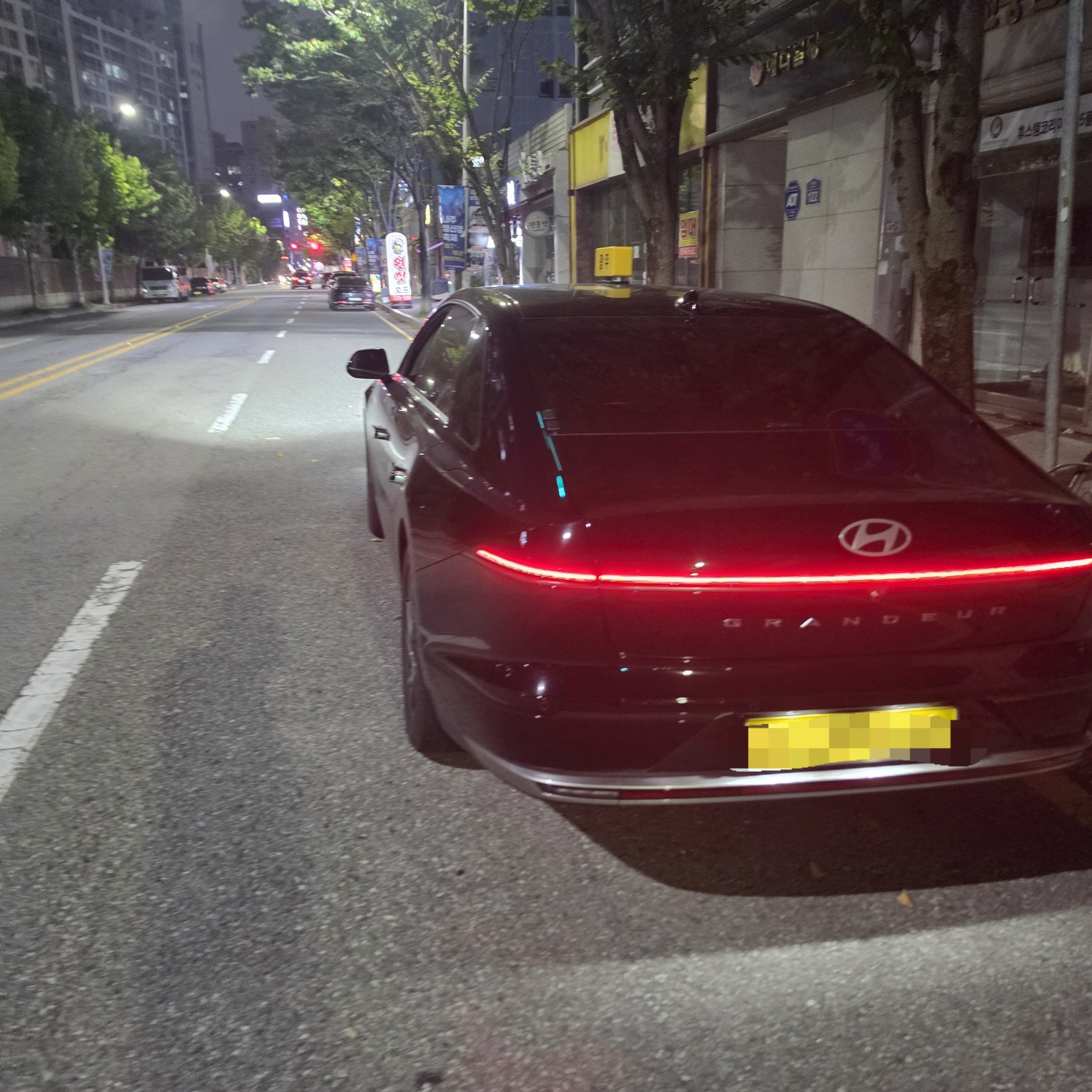 서울 관악구에서 전국으로 운행하는 장거리택시 차량