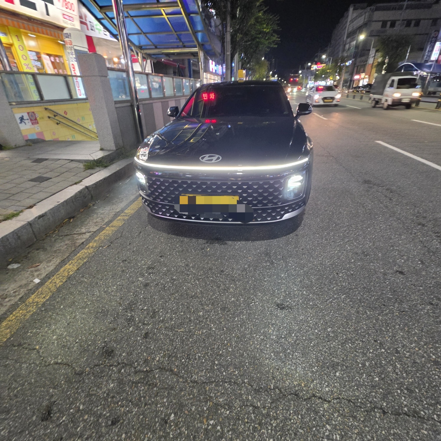 서울 송파구에서 전국으로 운행하는 장거리택시 차량